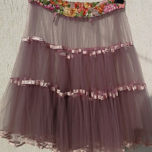 Gonna rosa tulle tre - in,