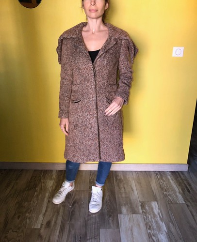 Bel cappotto mohair alpaca - mohair,