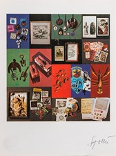 DANIEL SPOERRI Litografia "Lo Scorpione" 1975 Firmata Numerata Bolaffi Catalogo