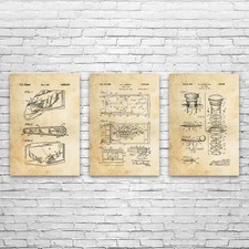 Pinball Patent Wall Art Set di
