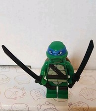 Lego Minifigure Leonardo Con Spade TMNT Teenage Mutant Ninja Turtles 10669
