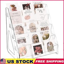 Espositore porta carte acrilico 5 livelli perfetto artigianato mercati vendita al dettaglio uso domestico