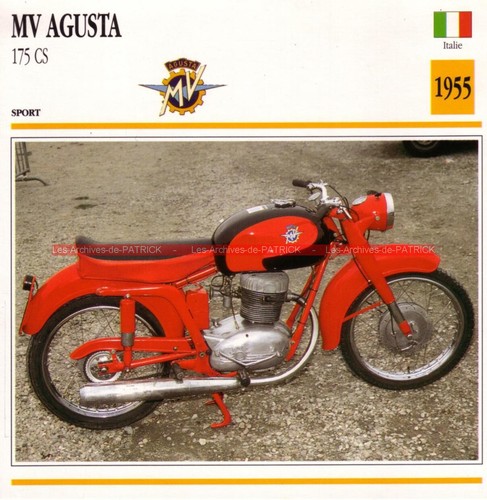 Agusta 175 1955 fiche - agusta,