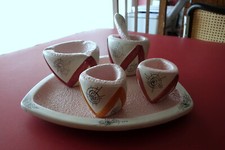 Servizio da Fumo Anni '50 Zulimo Aretini Novara Ceramica Artistici Aretini