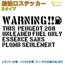 PEUGEOT 208 Fuel Filler Door