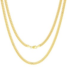 10K Oro Giallo Massiccio 4mm