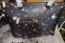 Borsa Coach Gallery con stampa