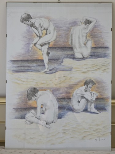 Quadro disegnato interamente - , a