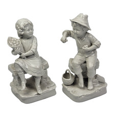 SCULTURA STATUA Coppia