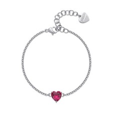 Bracciale Cuore Rosso Donna da