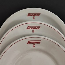 3 piatti in porcellana Siremar