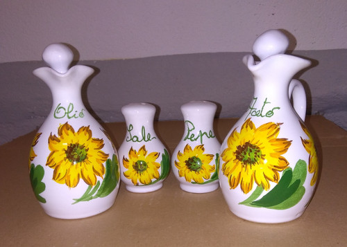 Menage set girasoli olio aceto - menage,