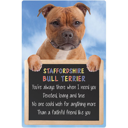 Insegna cane staffie - insegna,