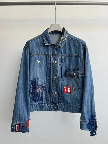 Giacca denim trash vintage