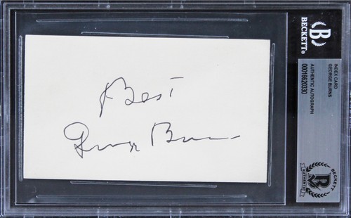 George burns dio - burns, scheda