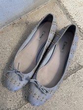 Miu Miu Studded Ballet Flats 38.5
