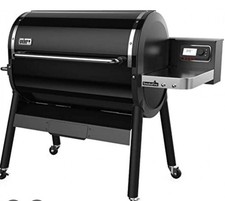 WEBER Barbecue a Pellet da Esterno BBQ da Giardino 23511004 SmokeFire EX6 GBS