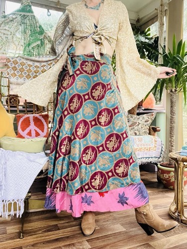 Maxi gonna hippie - a, strati