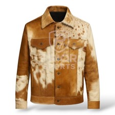 Statement giacca pelle stampa