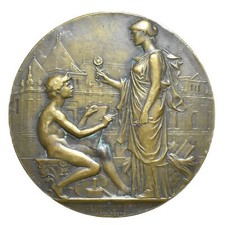 Médaille bronze école des - médaille,