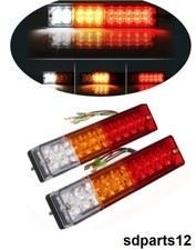 2x 12v Led Luci Fanali Posteriori Universali Camion Rimorchio Autocarro Roulotte