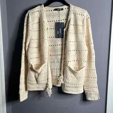 NWT Zara Ivory Cardigan