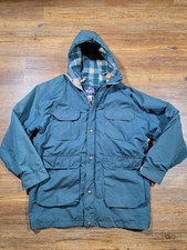 Vtg 80s Woolrich Parka Hooded