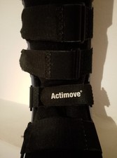 tutore imbottito gamba/caviglia, misura S, unisex. Marca Actimove. Alt. 45cm. 