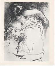 Pablo Picasso -Studio per l'illustrazione di Lysistrata - Litografia