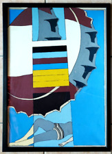 Litografia numerata firmata a mano Tano Festa timbrata in cornice