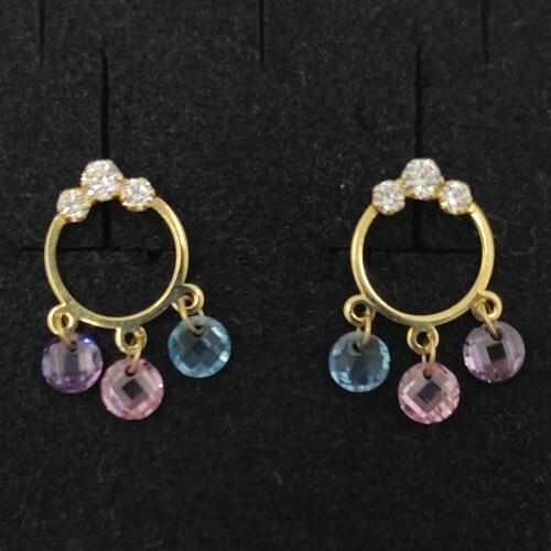 Orecchini oro 18k 750 - oro, mls.