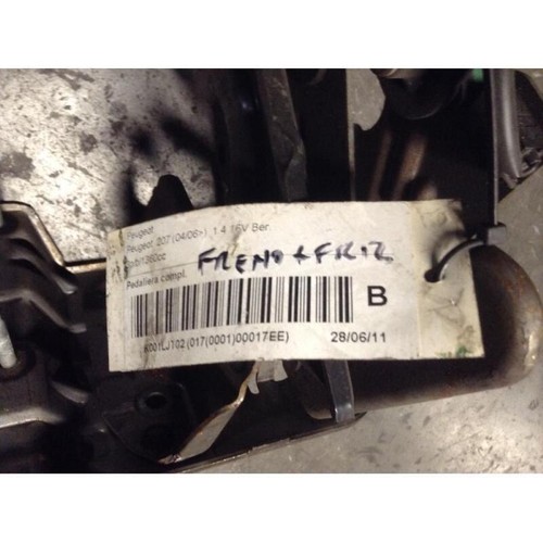 Pedaliera compl peugeot 207 - pedaliera,