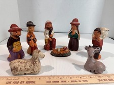Set 8 statuine natalizie