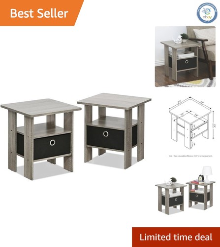 Space saving end table - end,