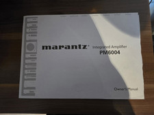 Manuale di istruzioni Marantz PM6004 Integrated Amplifier. Tedesco, Inglese +++++