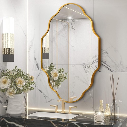 Specchio asimmetrico parete - specchio,
