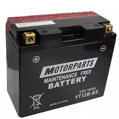 Yt12b batteria motorparts - yt12b-bs,