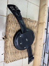 Ciambella di prestigio S/H 75 cm/30" RP circonferenza in pelle - Nero