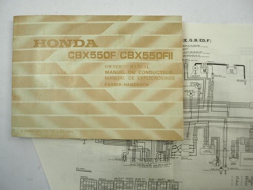 Honda cbx550 manuale uso - honda,