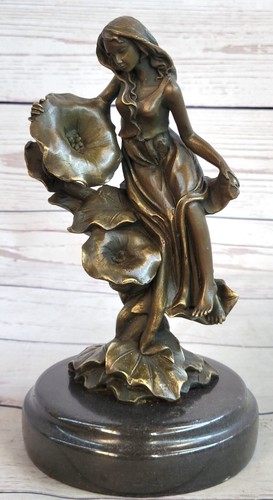 Busto firmato bronzo giovane - bronzo,