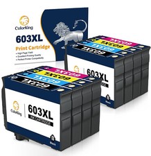 Set 8 Cartucce Inchiostro 603XL Compatibili Epson CMYK Alta Capacità