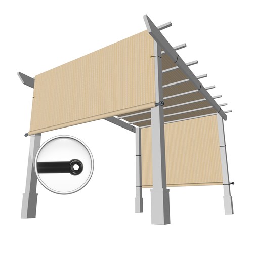 16ft breathable pergola sun - pergola,