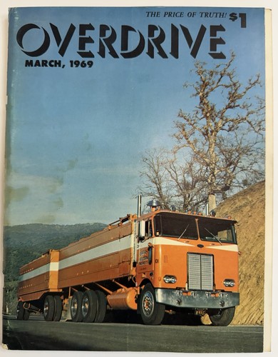 Rivista overdrive marzo - rivista, 1969
