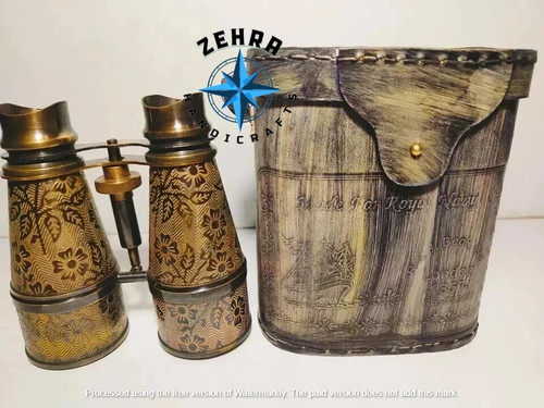 Zehra binocolo vintage pelle - binocolo,