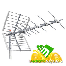 ANTENNA OFFEL 21-368B UHF DVB-T2 CON FILTRO 5G 21-48 31 ELEMENTI 5G BIANCA