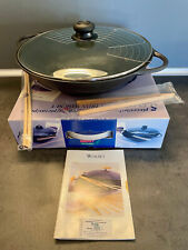 Set wok diametro 36 cm in ghisa smaltata