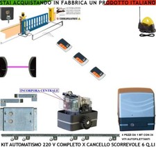 KIT AUTOMATISMO CANCELLO