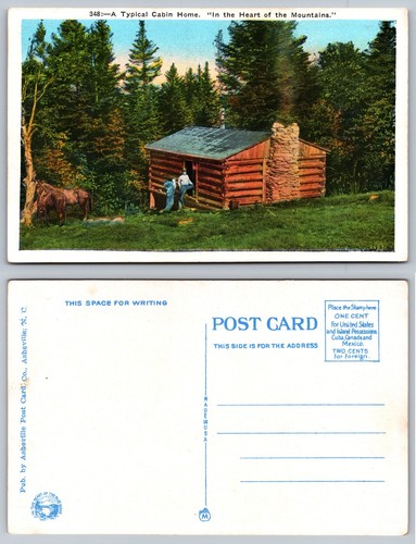 Cartolina tipica capanna casa
