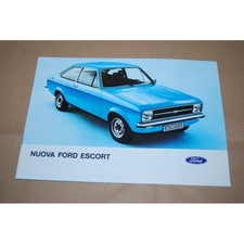PROSPEKT BROCHURE DEPLIANT FORD ESCORT GAMMA VERSIONI - 6 PAGINE