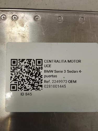 0281001445 centralina motore